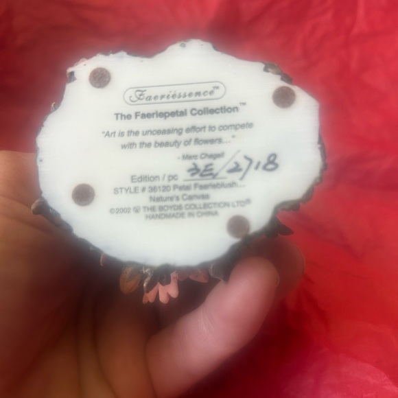 Petal Faerieblush…Nature’s Canvas. Style #36120 Fairy figurine - Picture 6 of 9